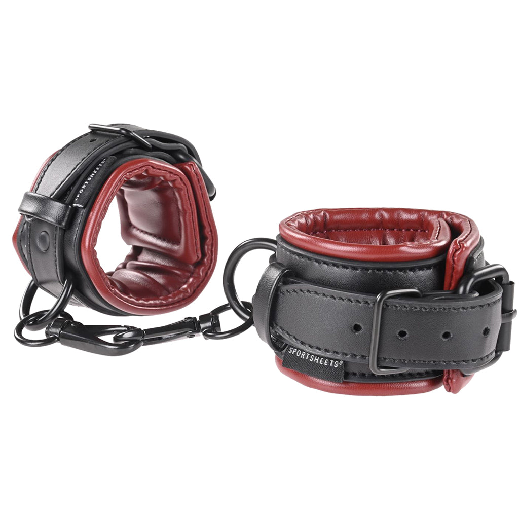 Saffron Thigh & Wrist Cuff Set - Tophatter's Adult Products Bondage and Fetish > Wrist and Ankle Cuffs - Tophatter Daily Deals