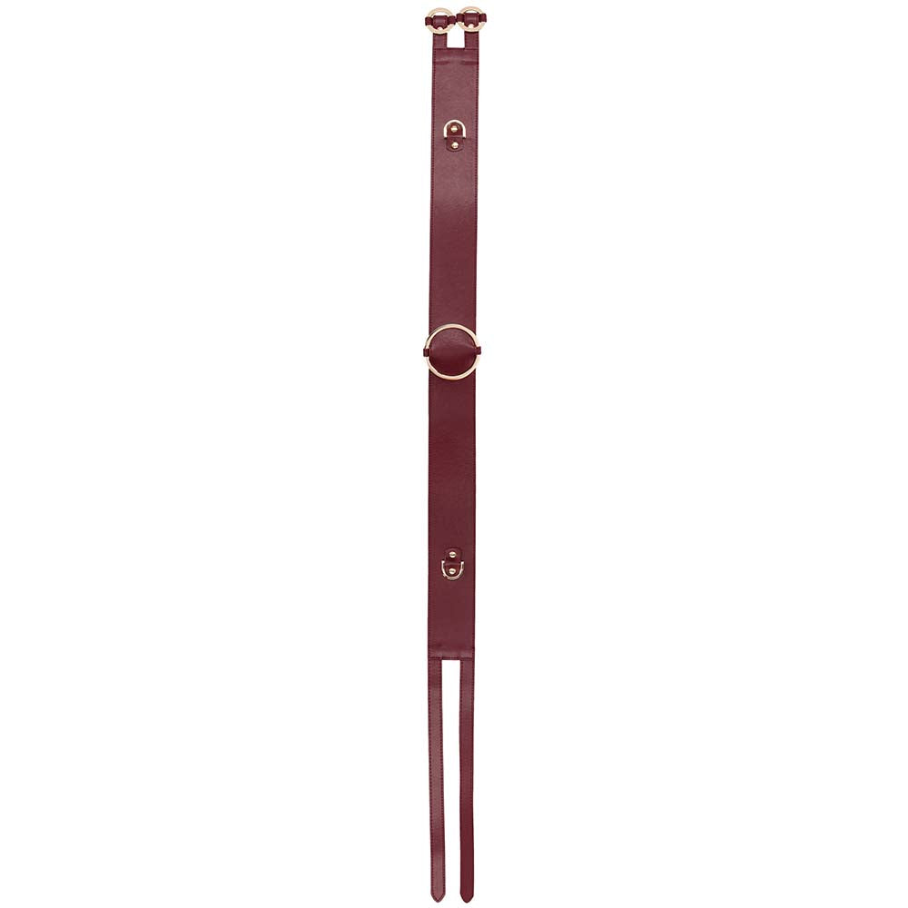 Ouch! Halo Burgundy Waist Bondage Belt /XL Bondage and Fetish > Restraints - Tophatter Daily Deals