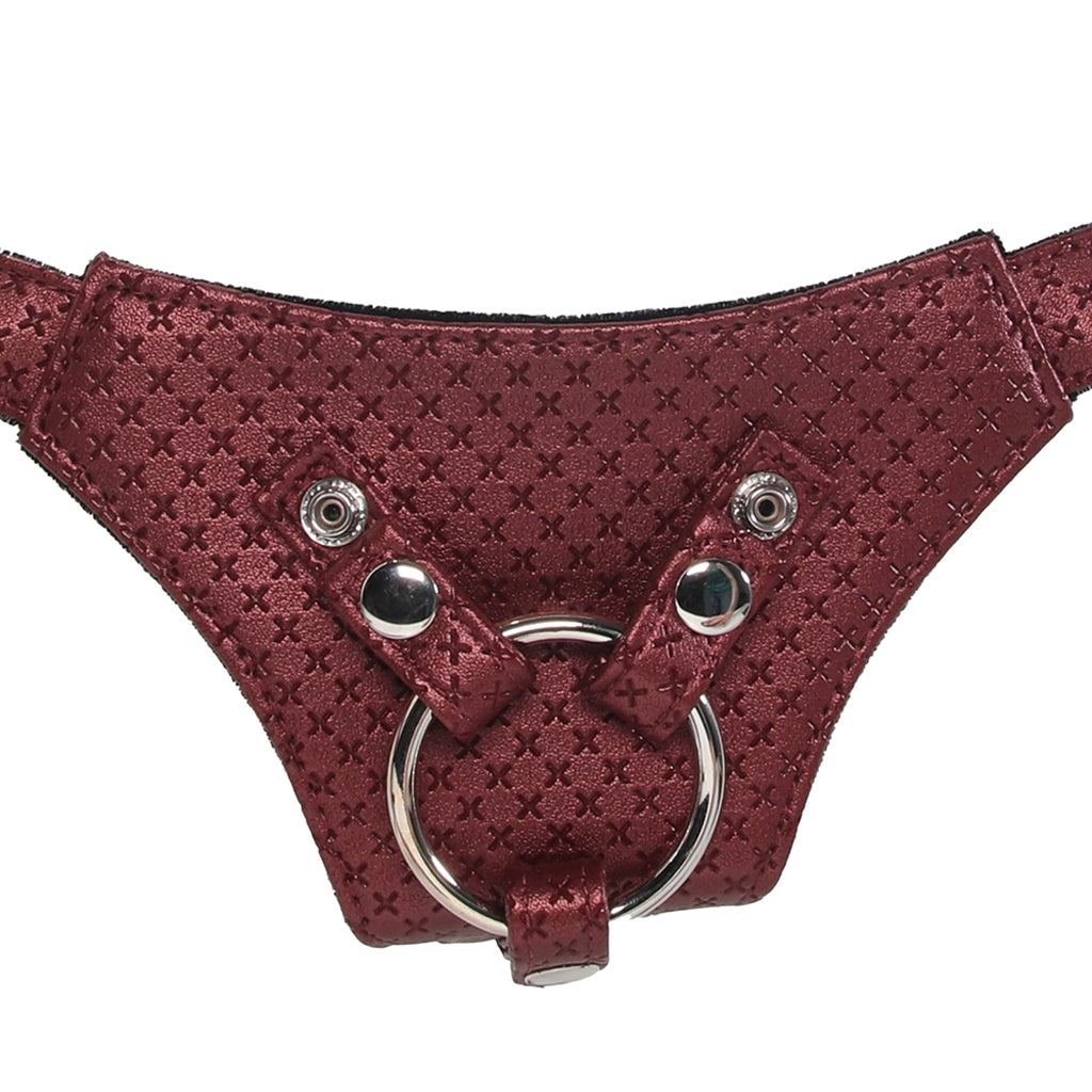 Her Royal Harness The Regal Queen in Red - Tophatter's Adult Products Dildo Sex Toys > Strap-On and Harnesses - Tophatter Daily Deals
