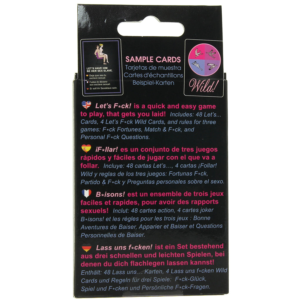 Let's F**k Card Game - Tophatter's Adult Products Sensual Love > Games - Tophatter Daily Deals