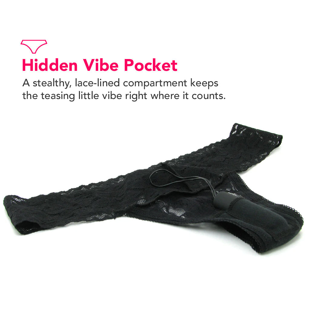 Fetish Fantasy Ltd Remote Panties in Black Vibrators > Wearable & Panty Vibrators - Tophatter Daily Deals