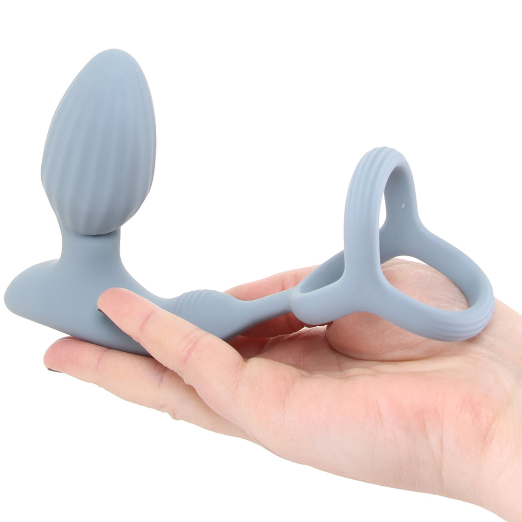 Renegade Pinnacle Cock Ring and Gyrating Plug - Tophatter's Adult Sex Toys Online Anal Sex Toys > Butt Plugs - Tophatter Daily Deals