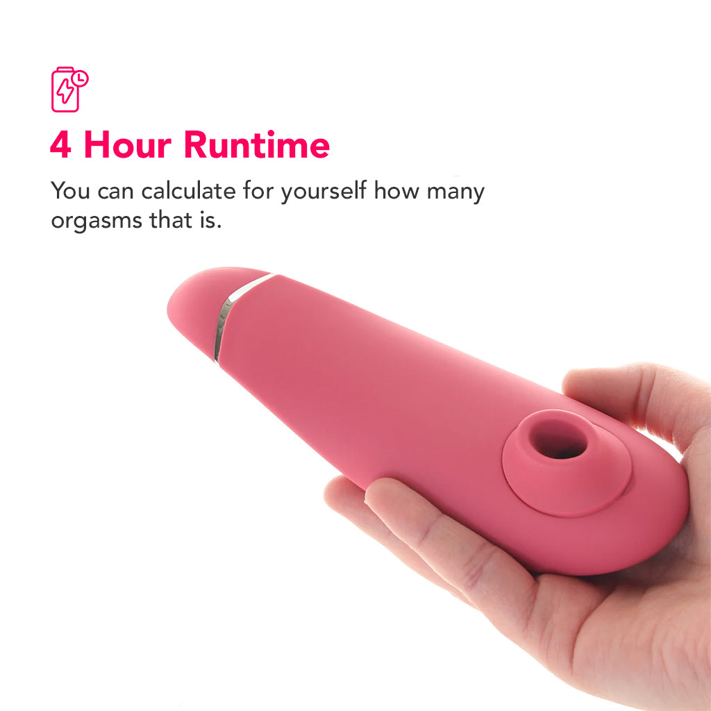 Womanizer Premium 2 Pleasure Air Stimulator in Raspberry Vibrators > Clitoral Stimulators - Tophatter Daily Deals