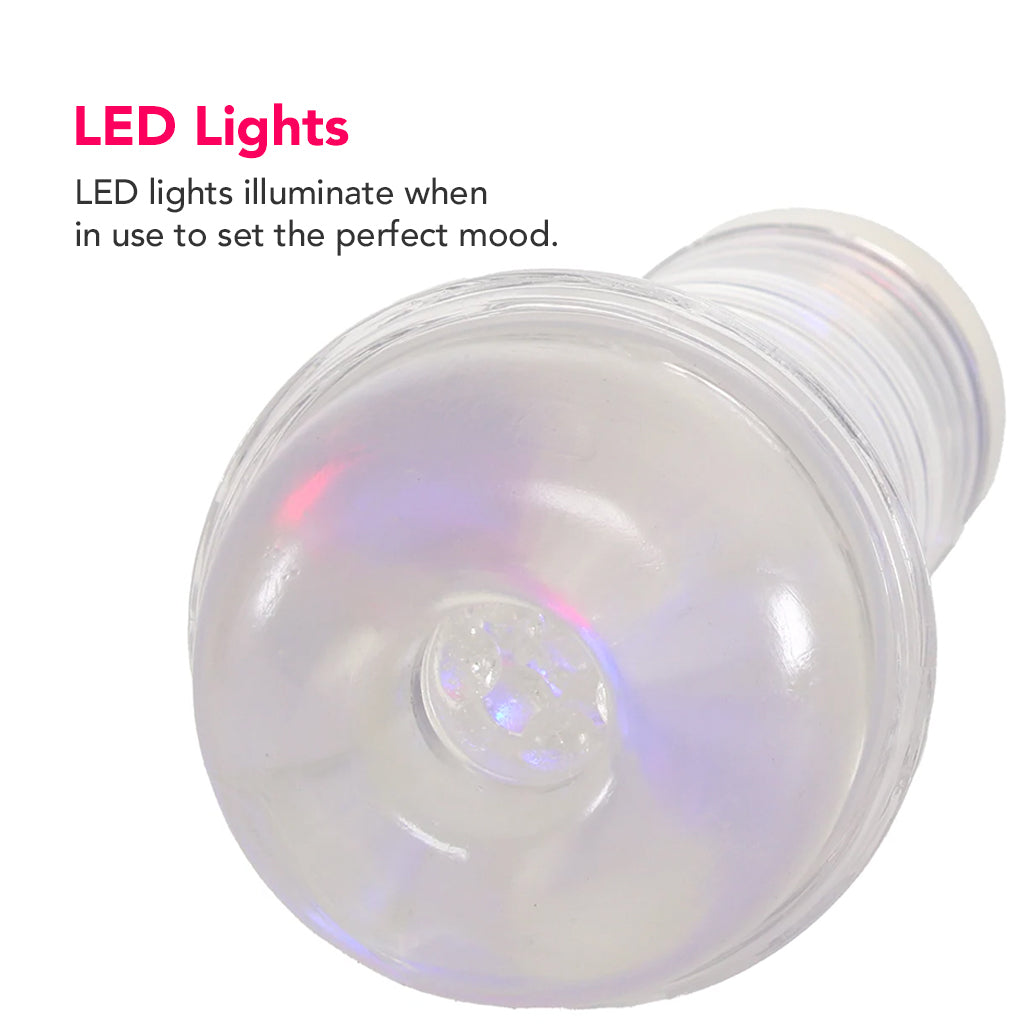 PDX Elite ViewTube XXL LED Stroker Male Masturbators > Self-Contained Strokers - Tophatter Daily Deals