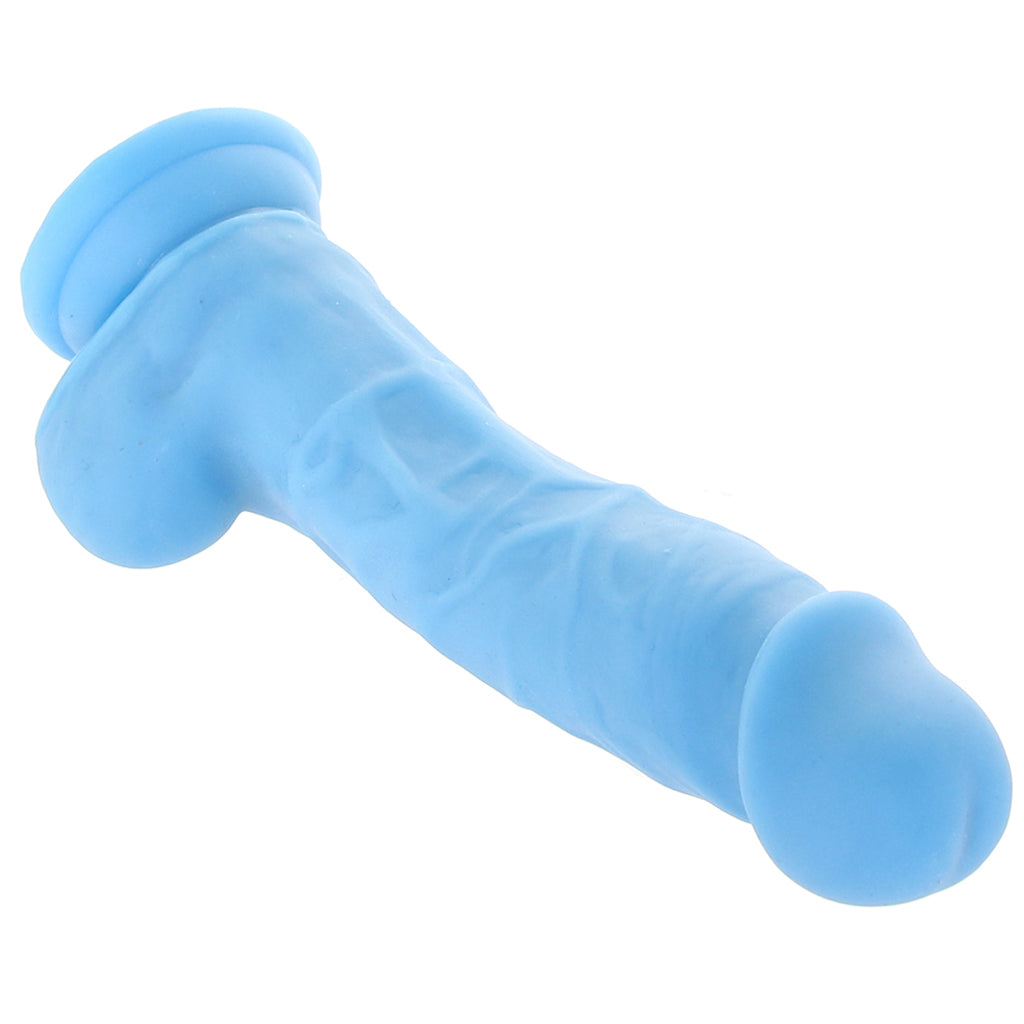 Neo 7.5 Inch Dual Density Cock with Balls in Blue - Tophatter's Adult Products Dildo Sex Toys > Realistic Dildos - Tophatter Daily Deals