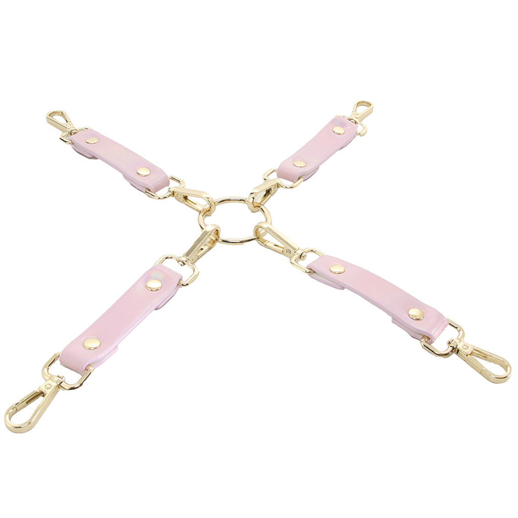 Ouch! Paris Collection Hogtie Connectors in Pink Bondage and Fetish > Restraints - Tophatter Daily Deals