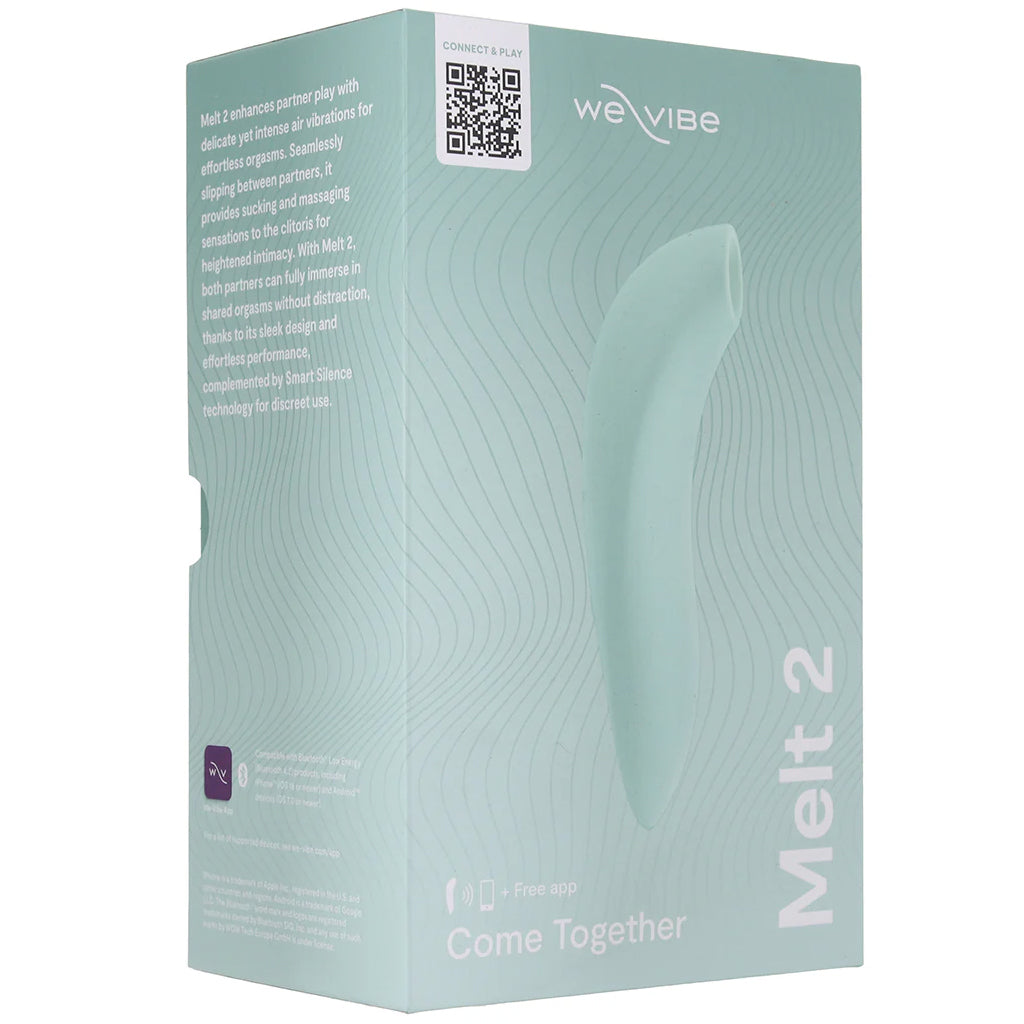 We-Vibe Melt 2 Pleasure Air Clitoral Stimulator in Sage Vibrators > Clitoral Stimulators - Tophatter Daily Deals
