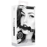 Black & White Silicone Bit Gag Bondage and Fetish > Ball Gags & Mouth Restraints - Tophatter Daily Deals