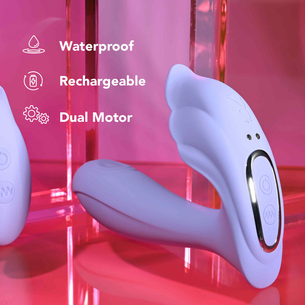Playboy Lilac Fantasy Wearable Vibe - Tophatter's Vibrator Deals Online Vibrators > Wearable & Panty Vibrators - Tophatter Daily Deals