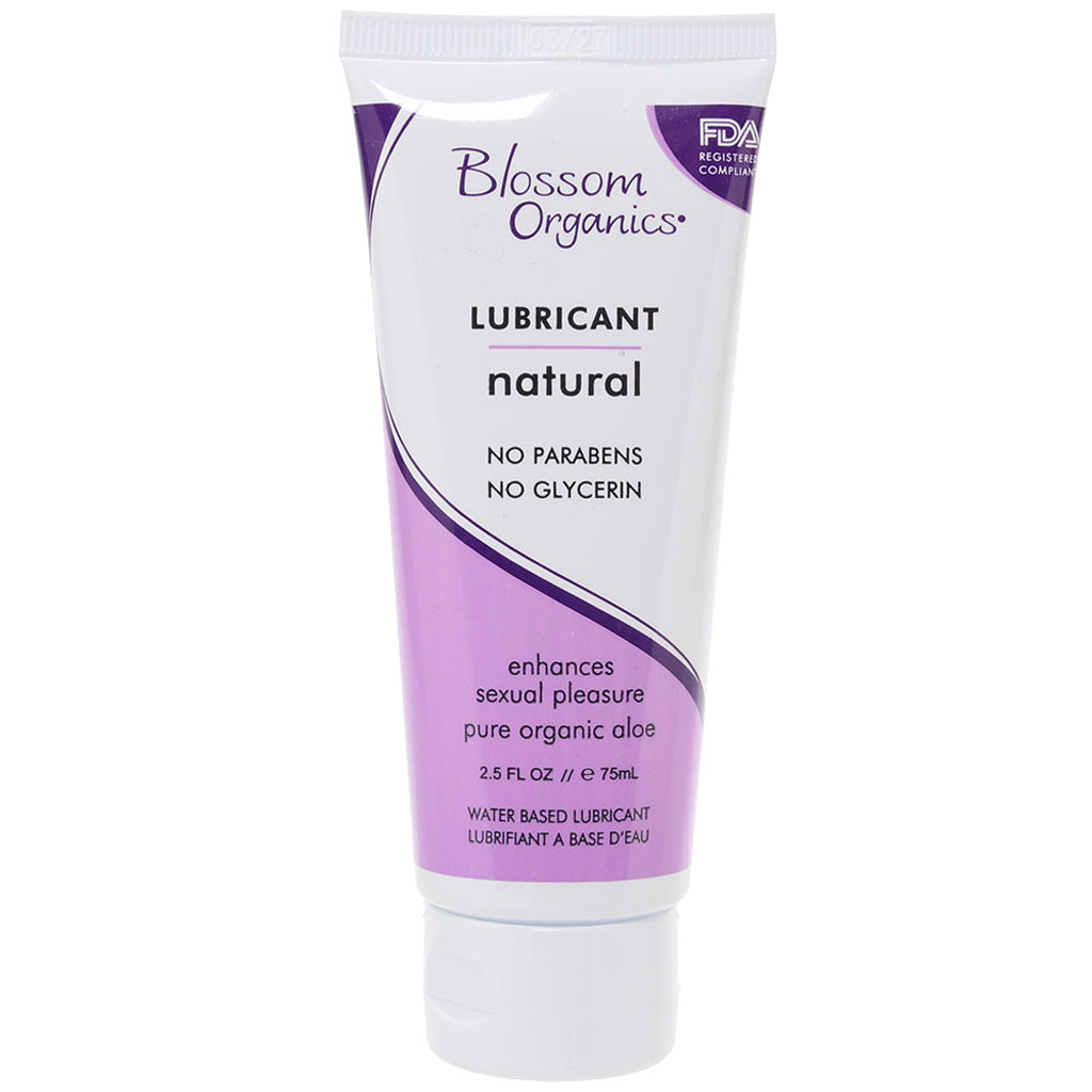 Blossom Organic Natural Lube in 2.5oz/75ml Lubes and Lotions > Water Based Sex Lubes - Tophatter Daily Deals