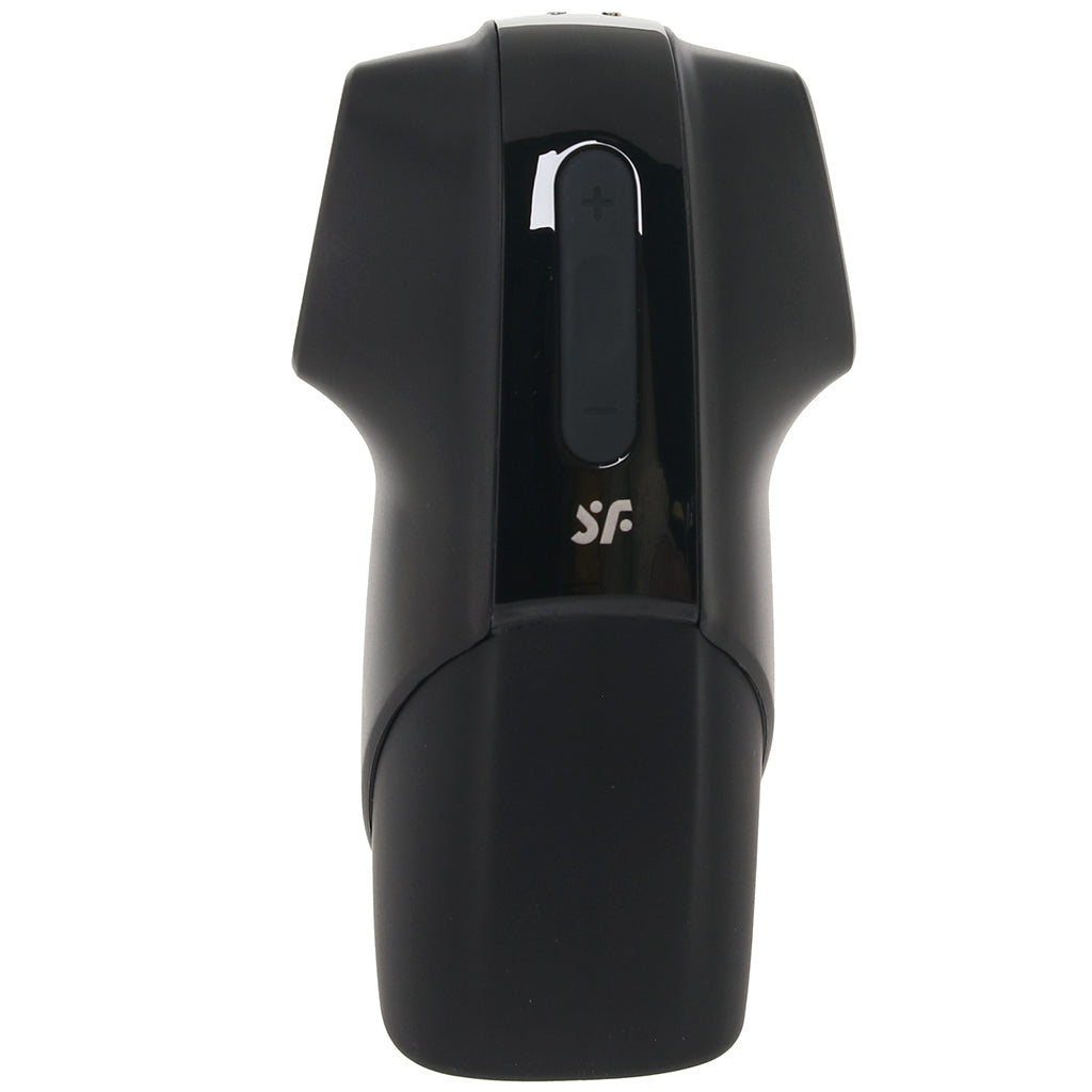 Satisfyer Men Vibration Stroker in Black Male Masturbators > Vibrating - Tophatter Daily Deals