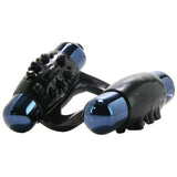 Duo-Vibrating Super Ring in Black - Tophatter's Adult Products Cock Rings - Tophatter Daily Deals