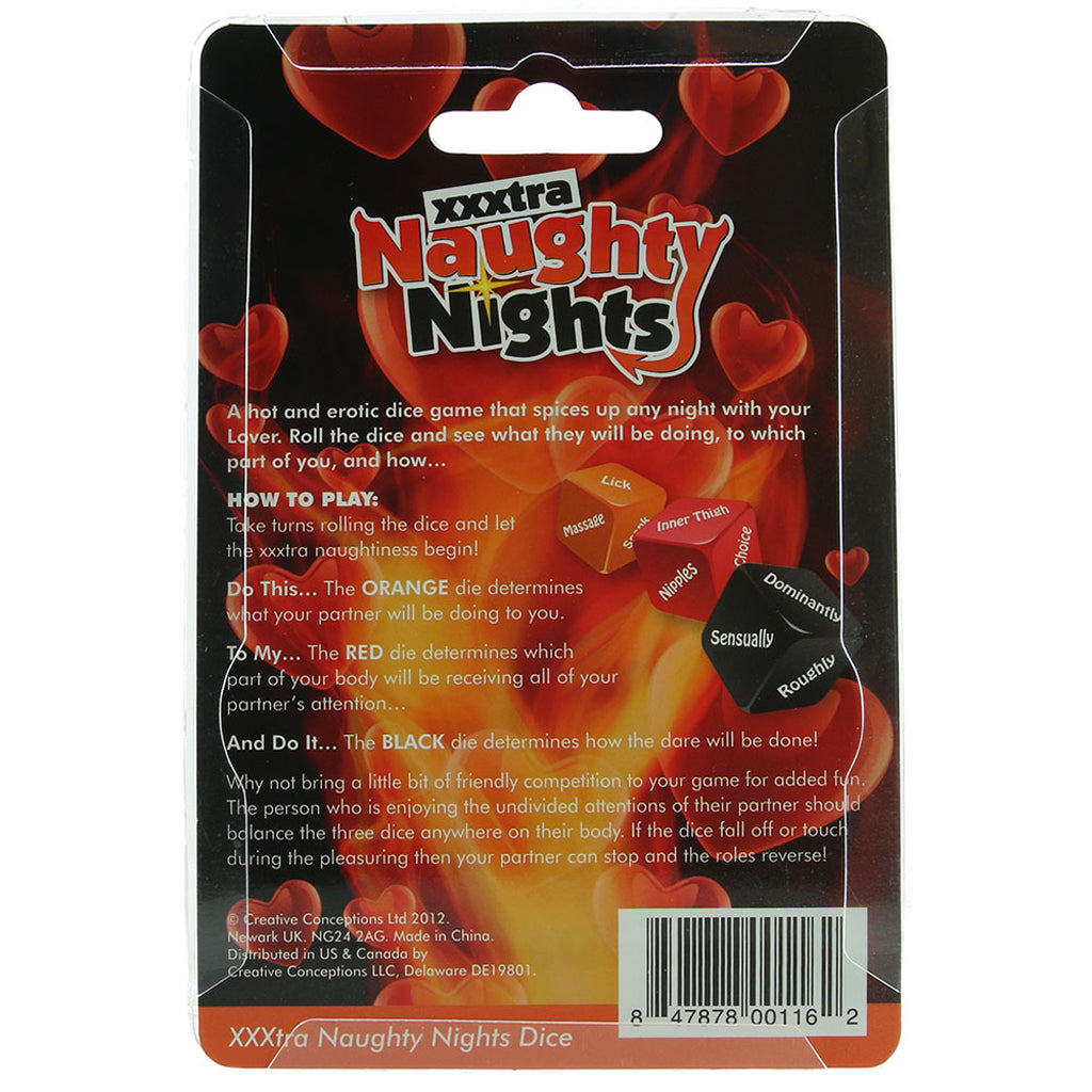 Naughty Nights XXXtra Erotic Dare Dice - Tophatter's Adult Products Sensual Love > Games - Tophatter Daily Deals