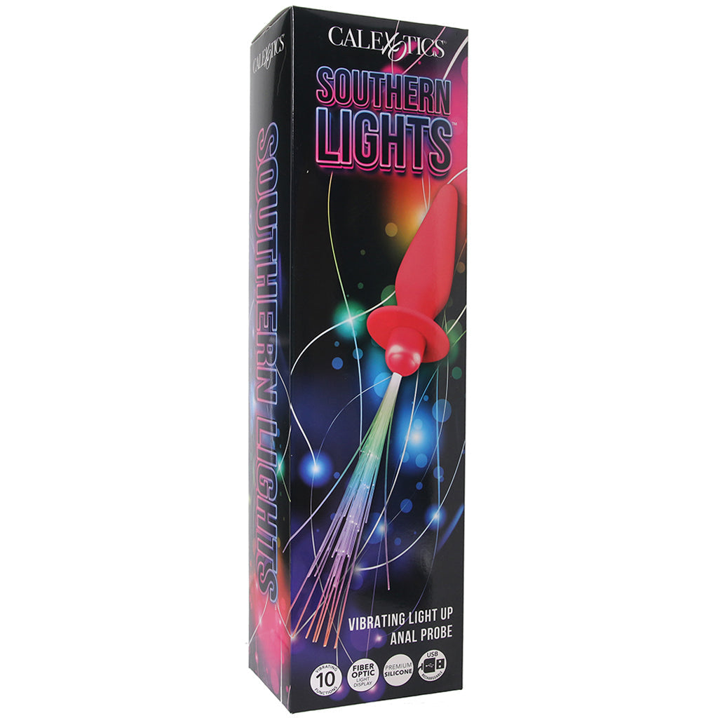 Southern Lights Vibrating Butt Plug in Pink Anal Sex Toys > Butt Plugs - Tophatter Daily Deals