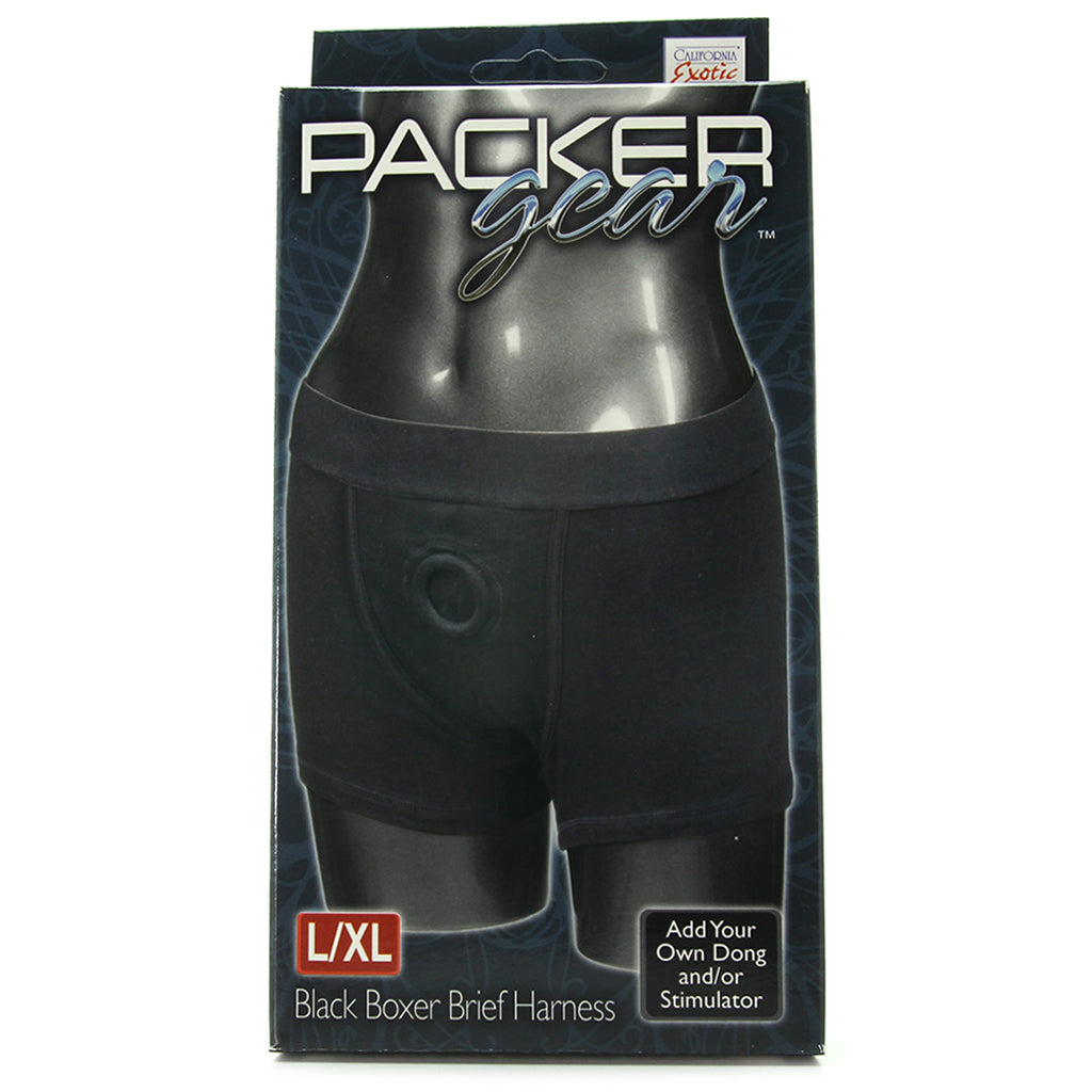 Packer Gear Black Boxer Brief Harness /XL - Tophatter's Adult Products Dildo Sex Toys > Strap-On and Harnesses - Tophatter Daily Deals