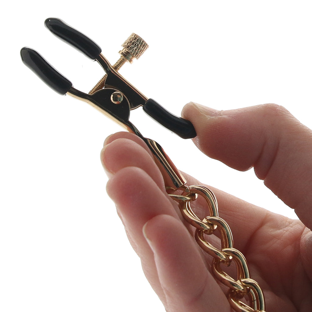 Ride 'Em Nipple Clamps - Tophatter's Adult Sex Toys Online Bondage and Fetish > Nipple Stimulators & Clamps - Tophatter Daily Deals