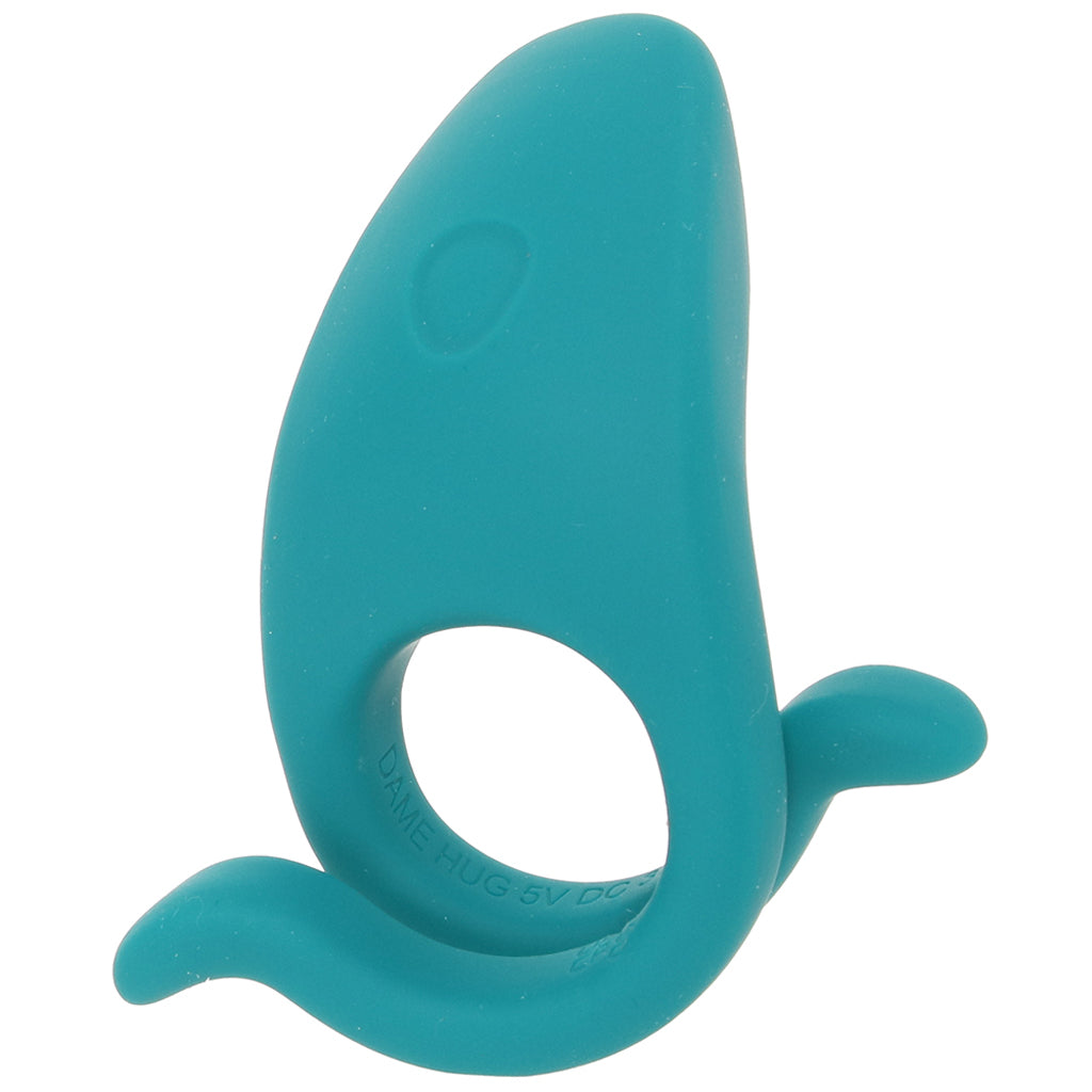 Dame Hug Vibrating Adjustable Couples Ring in Fir - Tophatter's Vibrator Deals Online Cock Rings - Tophatter Daily Deals