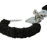 Black Furry Hand Cuffs Bondage and Fetish > Wrist and Ankle Cuffs - Tophatter Daily Deals
