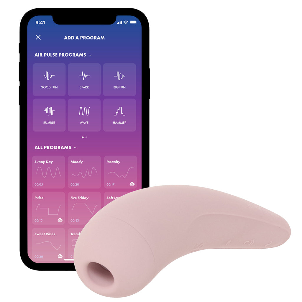 Satisfyer Curvy 2+ Air Pulse Stimulator in Pink Vibrators > Clitoral Stimulators - Tophatter Daily Deals