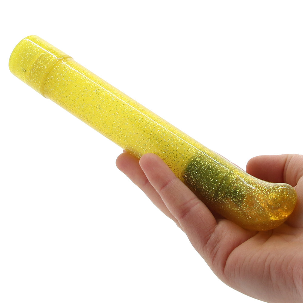 Sparkle Slim G-Vibe in Yellow - Tophatter's Adult Sex Toys Online Vibrators > G-Spot Vibrators - Tophatter Daily Deals