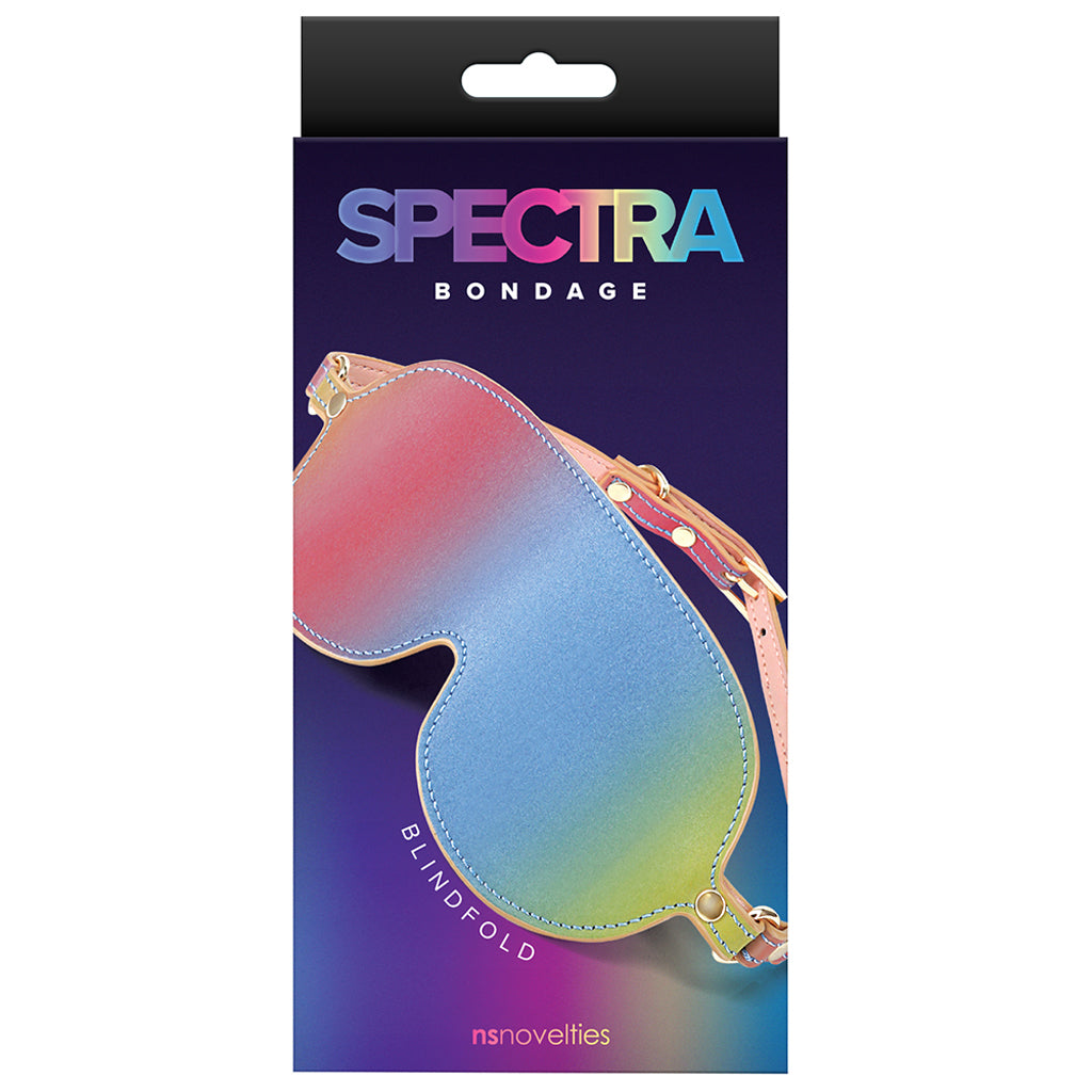 Spectra Bondage Blindfold in Rainbow Bondage and Fetish > Pleasure Masks and Dress Up Play - Tophatter Daily Deals