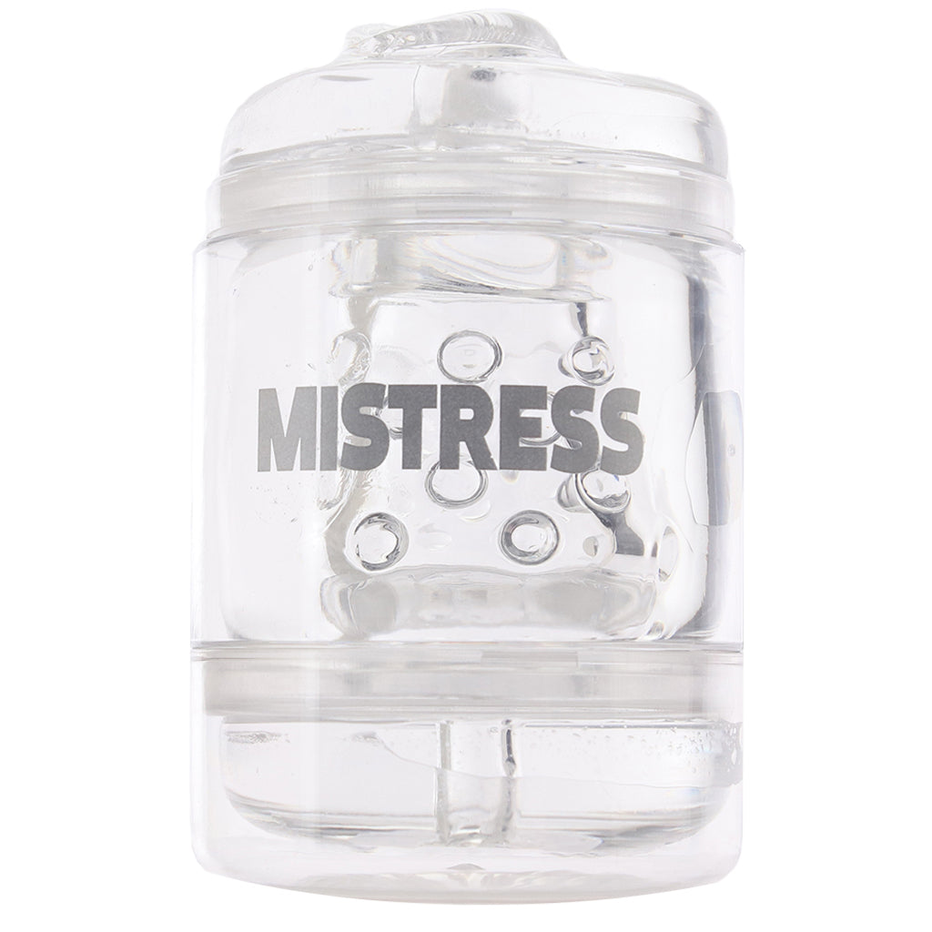 Mistress Double Shot Pussy & Ass Stroker in Clear Male Masturbators > Pocket Strokers - Tophatter Daily Deals