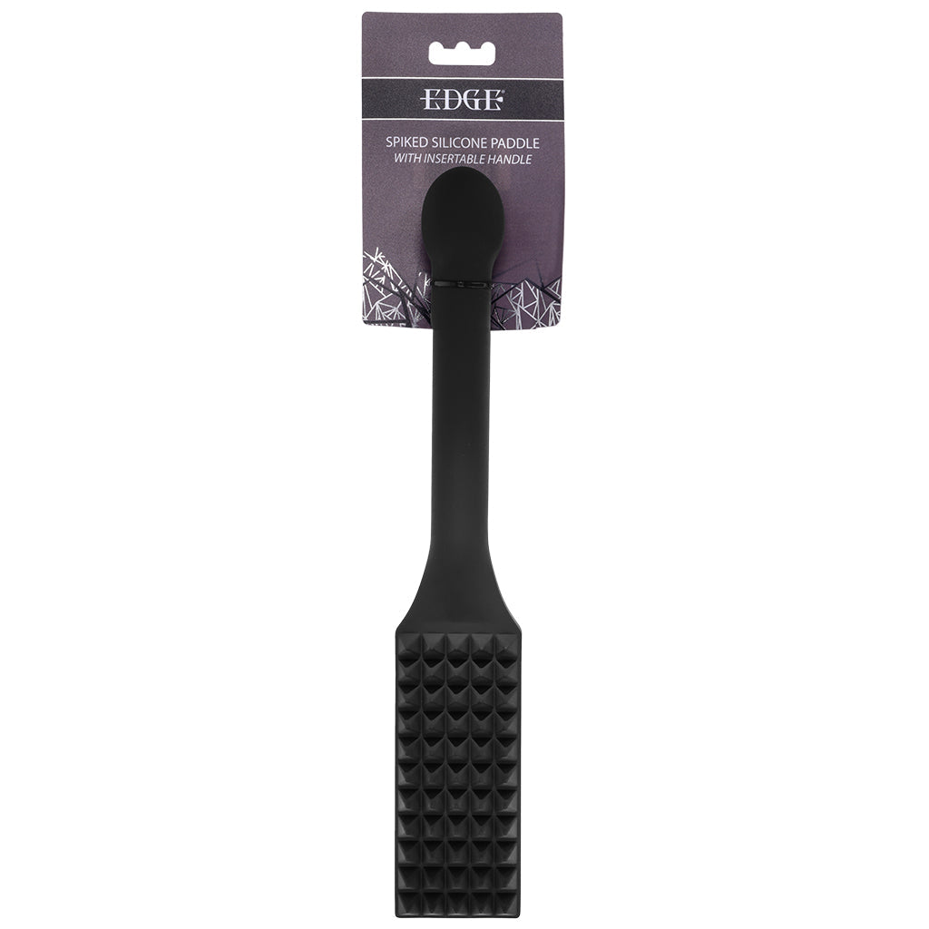 Edge Spiked Silicone Paddle with Insertable Handle Bondage and Fetish > Whips and Crops - Tophatter Daily Deals