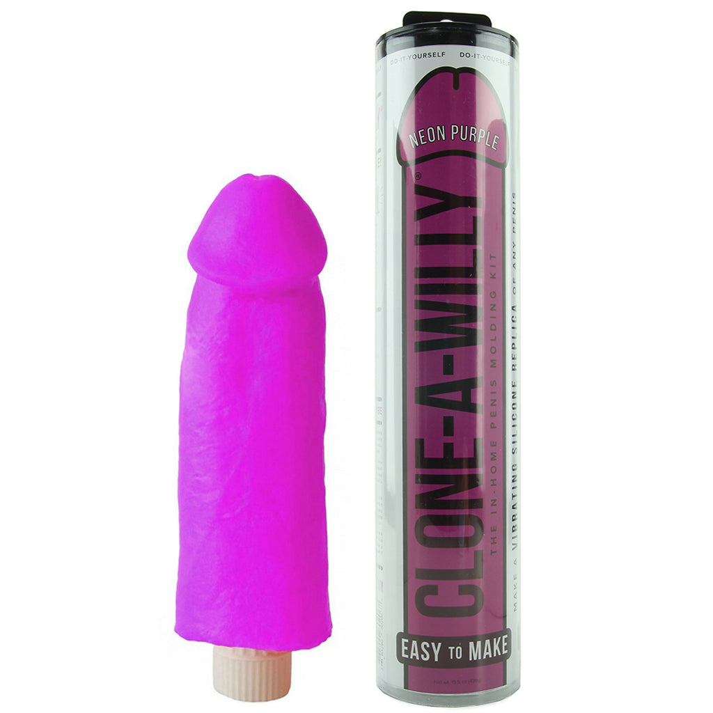 Clone-A-Willy Vibrator Kit in Neon Purple - Tophatter's Vibrator Deals Online Dildo Sex Toys > Realistic Dildos - Tophatter Daily Deals