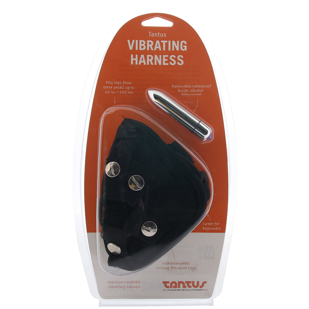Velvet Vibrating Bullet Harness in Black Dildo Sex Toys > Strap-On and Harnesses - Tophatter Daily Deals