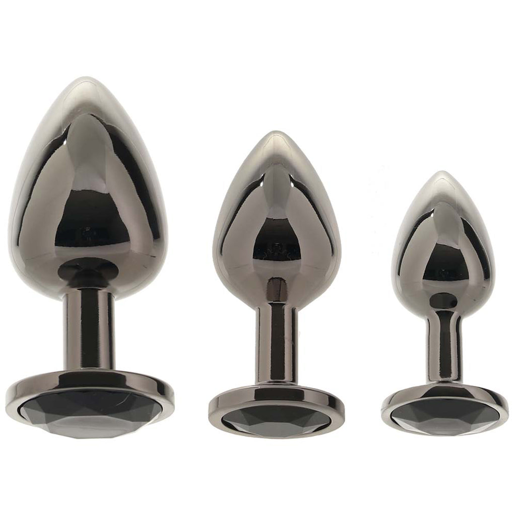 Black Gem Anal Plug Set Anal Sex Toys > Butt Plugs - Tophatter Daily Deals