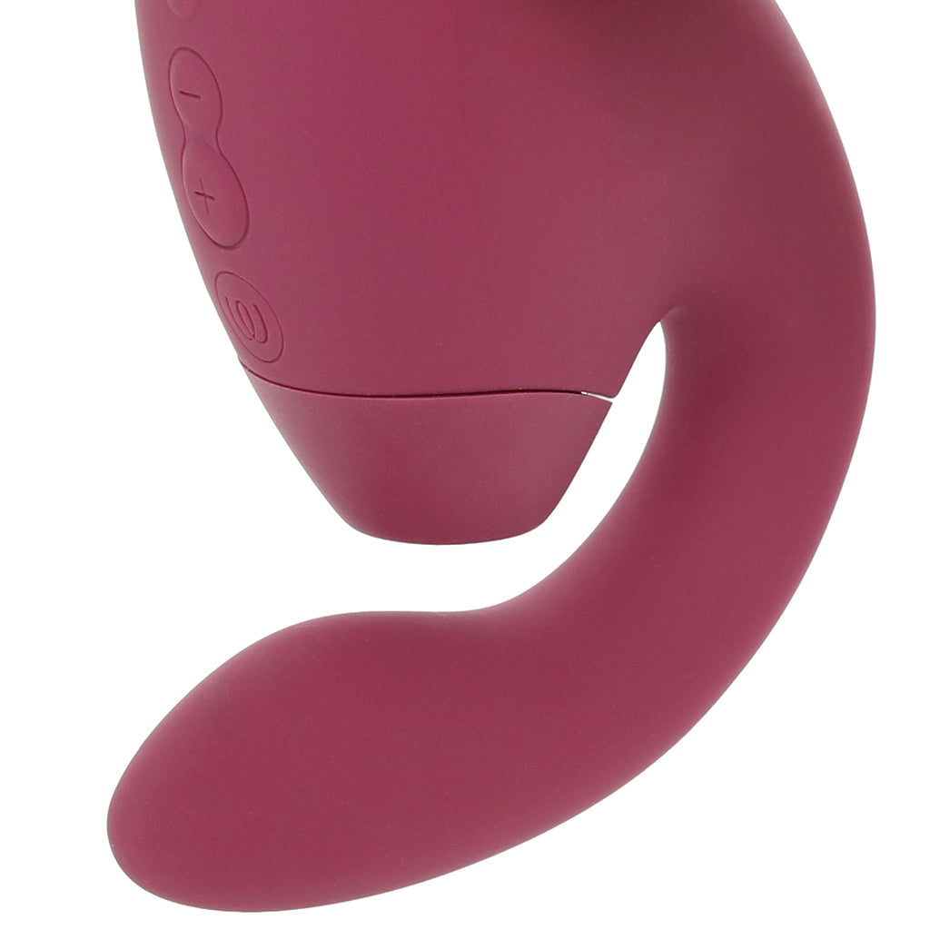Womanizer Next Duo Clitoral Suction & G-Spot Vibe in Pink Vibrators > G-Spot Vibrators - Tophatter Daily Deals