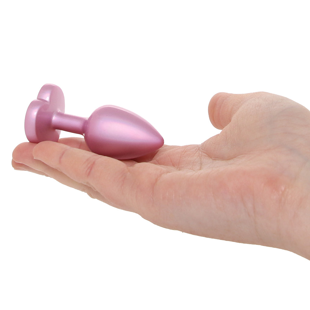 Booty Bling Pink Metal Jewelled Butt Plug in Small Anal Sex Toys > Butt Plugs - Tophatter Daily Deals