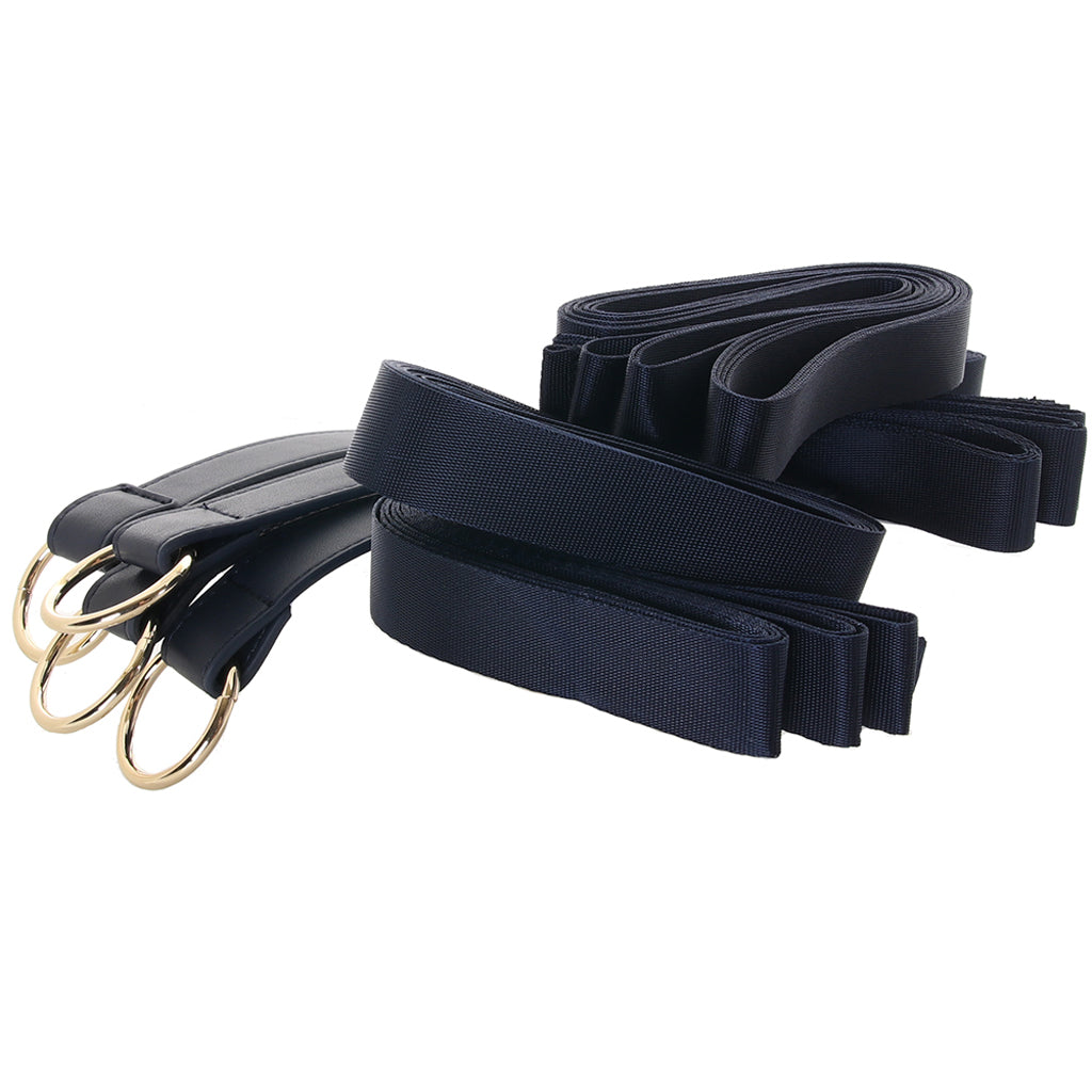 Bondage Couture Tie Down Straps in Blue - Tophatter's Adult Sex Toys Online Bondage and Fetish > Restraints - Tophatter Daily Deals