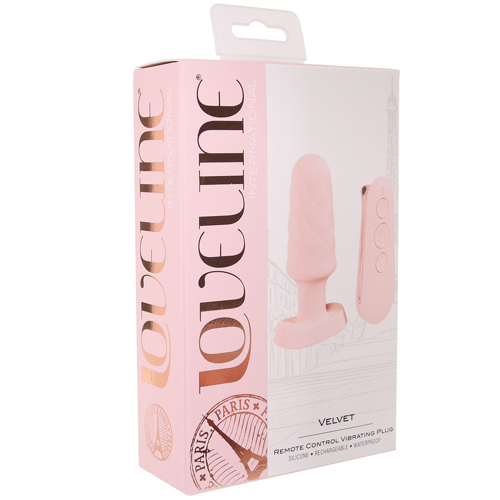 Loveline Velvet Vibrating Remote Plug - Tophatter's Vibrator Deals Online Anal Sex Toys > Butt Plugs - Tophatter Daily Deals