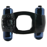 Duo-Vibrating Super Ring in Black - Tophatter's Adult Products Cock Rings - Tophatter Daily Deals
