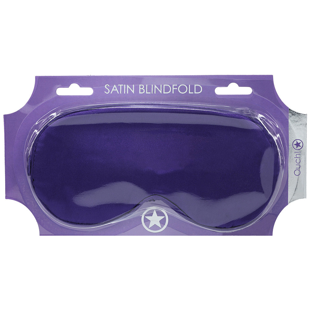 Ouch! Satin Blindfold in Purple Bondage and Fetish > Pleasure Masks and Dress Up Play - Tophatter Daily Deals