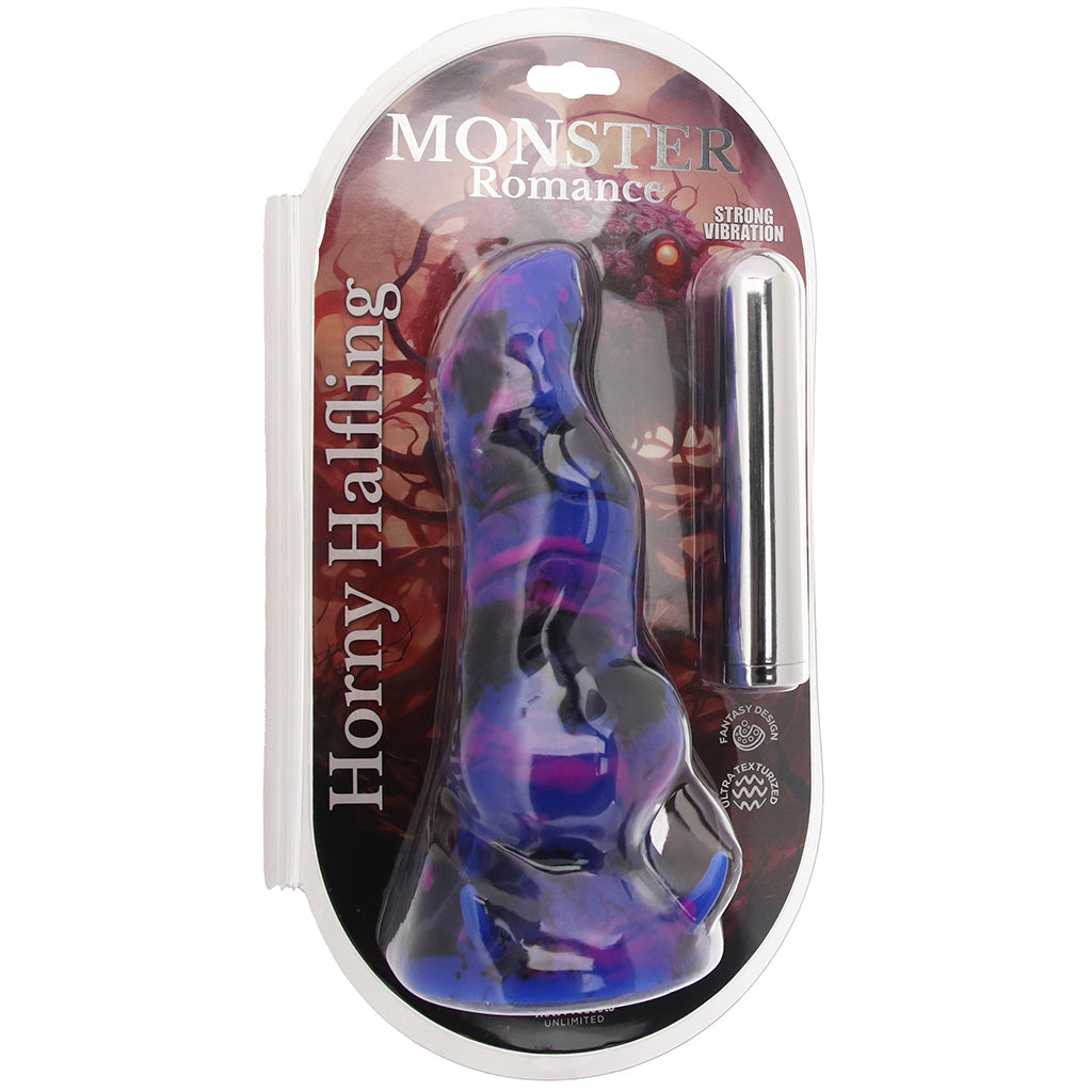 Monster Romance Horny Halfling Dildo with Bullet Vibe - Tophatter's Adult Sex Toys Online Dildo Sex Toys > Fantasy Dildos - Tophatter Daily Deals