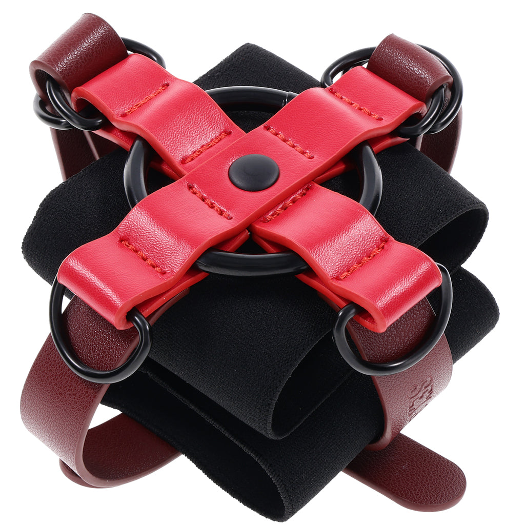 Ex's & Oh's Cross Wrist Cuffs Bondage and Fetish > Wrist and Ankle Cuffs - Tophatter Daily Deals