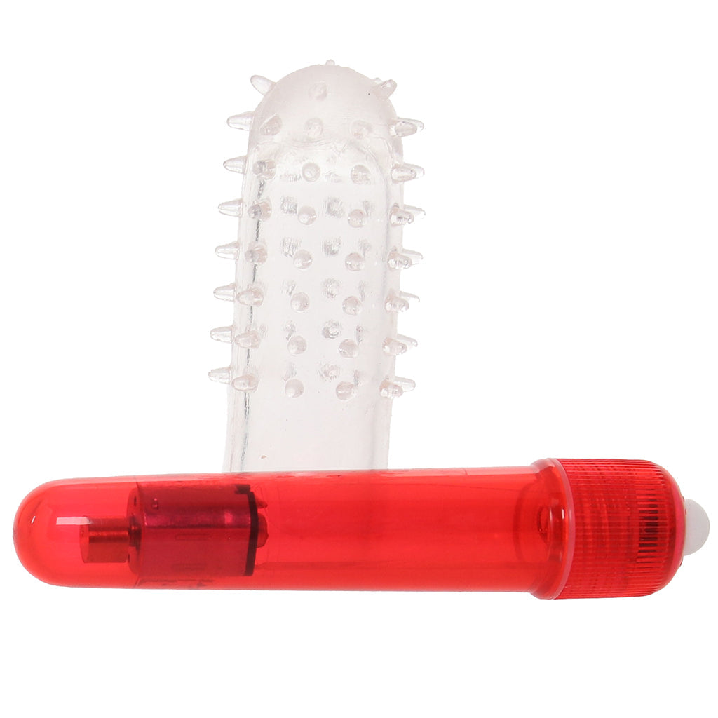 Travel Blaster Textured Bullet Vibe in Red - Tophatter's Vibrator Deals Online Vibrators > Bullet and Egg Vibrators - Tophatter Daily Deals