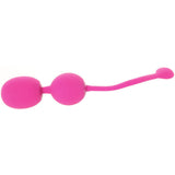 Dual Rechargeable Silicone Kegel Balls in Pink - Tophatter's Adult Sex Toys Online Kegel, Ben Wa and Pelvic Health Tools - Tophatter Daily Deals