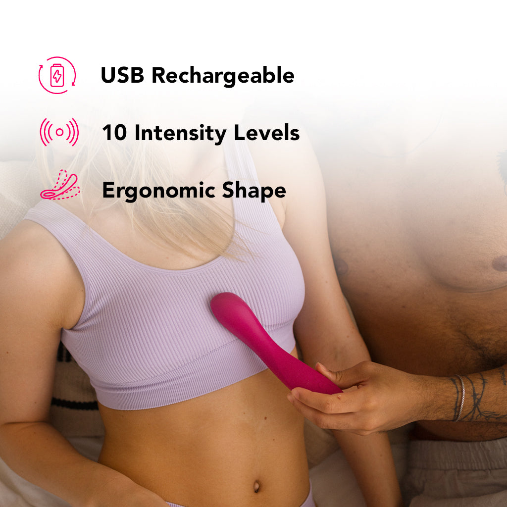We-Vibe Rave 2 Silicone G-Spot Vibe in Fuschia Vibrators > G-Spot Vibrators - Tophatter Daily Deals