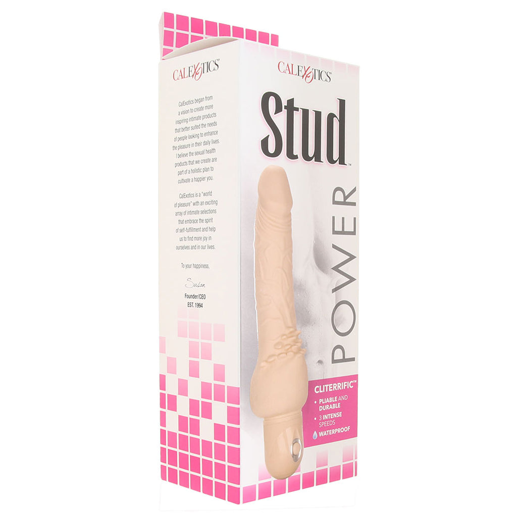 Power Stud Waterproof Cliterrific Vibe in Ivory Shop by Brand > CalExotics - Tophatter Daily Deals