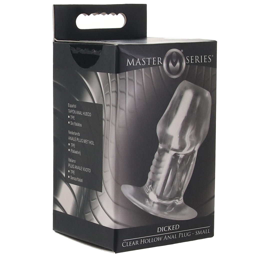 Master Series Dicked Hollow Anal Plug in Small - Tophatter's Adult Sex Toys Online Anal Sex Toys > Butt Plugs - Tophatter Daily Deals