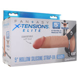 Fantasy X-tensions Elite 5 Inch Hollow Strap-On in Light Dildo Sex Toys > Strap-On and Harnesses - Tophatter Daily Deals