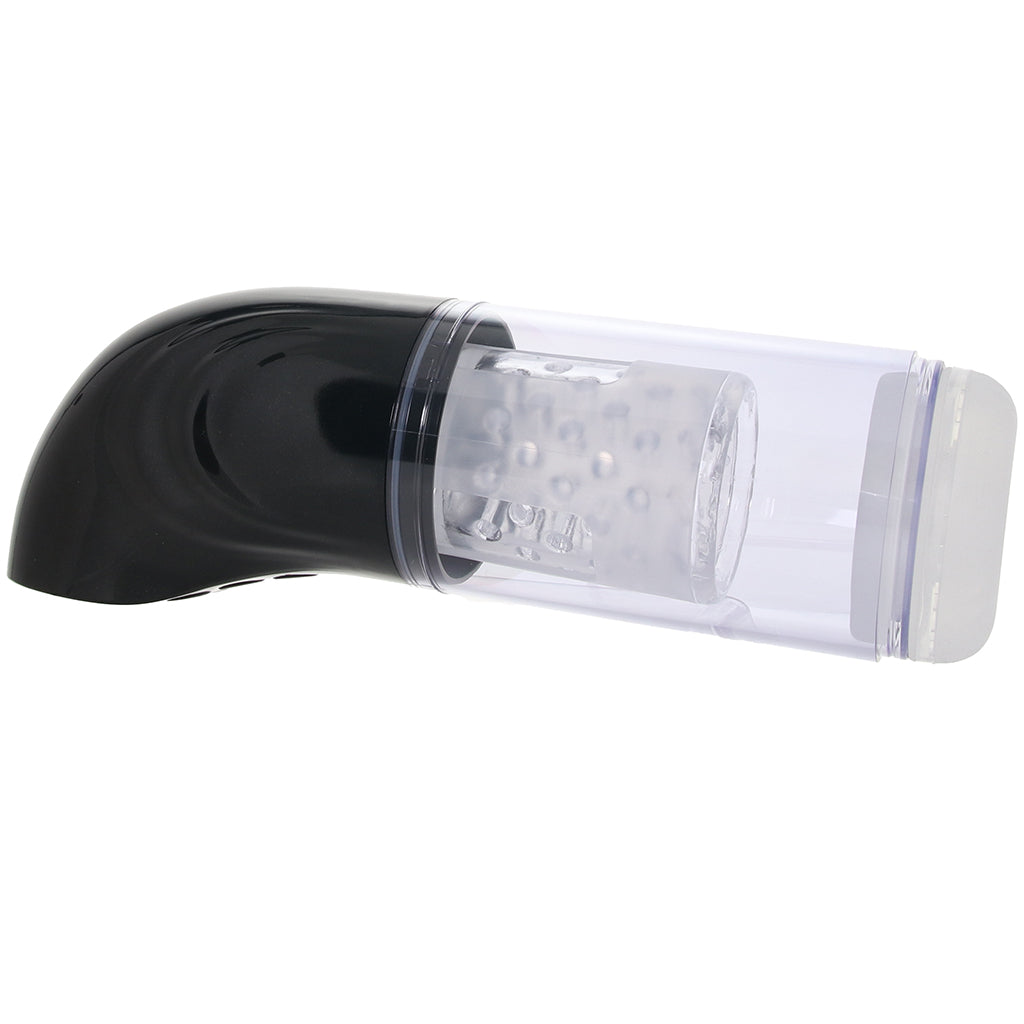 Pumped StrokeMate Auto Stroker in Black - Tophatter's Adult Sex Toys Online Male Masturbators > Auto Strokers - Tophatter Daily Deals