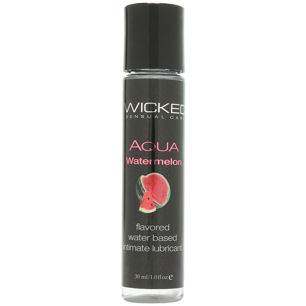 Aqua Flavored Lube 1oz/30ml in Watermelon - Tophatter's Adult Products Lubes and Lotions > Flavored Sex Lubes - Tophatter Daily Deals