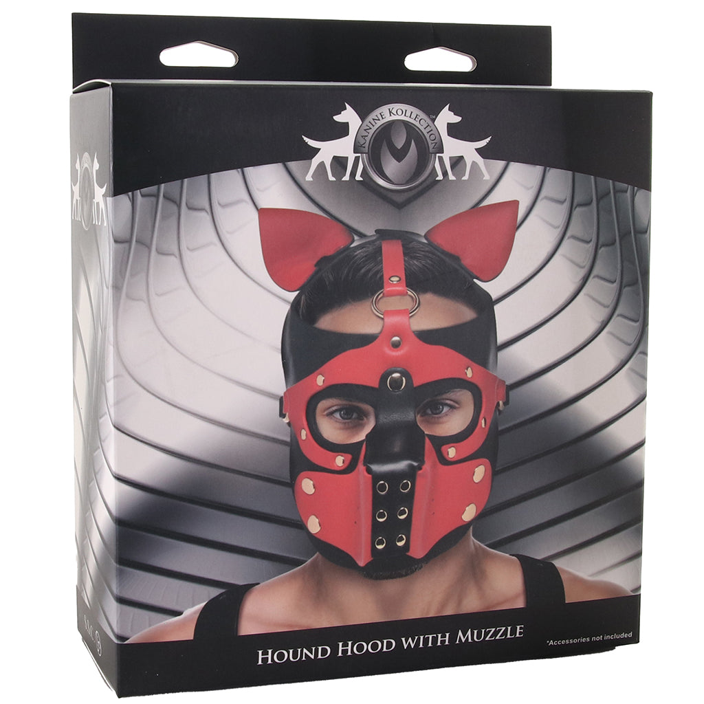 Master Series Hound Hood with Muzzle - Tophatter's Adult Sex Toys Online Bondage and Fetish > Pleasure Masks and Dress Up Play - Tophatter Daily Deals