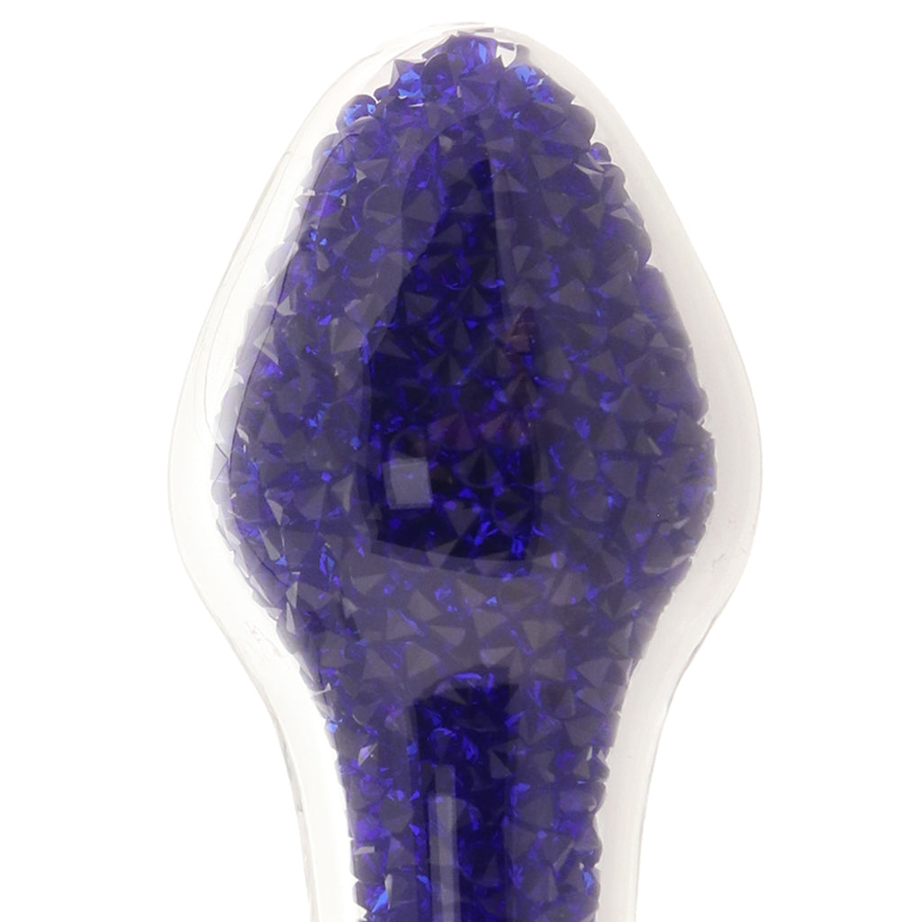 Oh My Gem Lustre Glass Butt Plug in Blue Anal Sex Toys > Butt Plugs - Tophatter Daily Deals