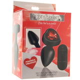 Booty Sparks Red Heart Gem Vibrating Anal Plug in Small - Tophatter's Vibrator Deals Online Anal Sex Toys > Butt Plugs - Tophatter Daily Deals