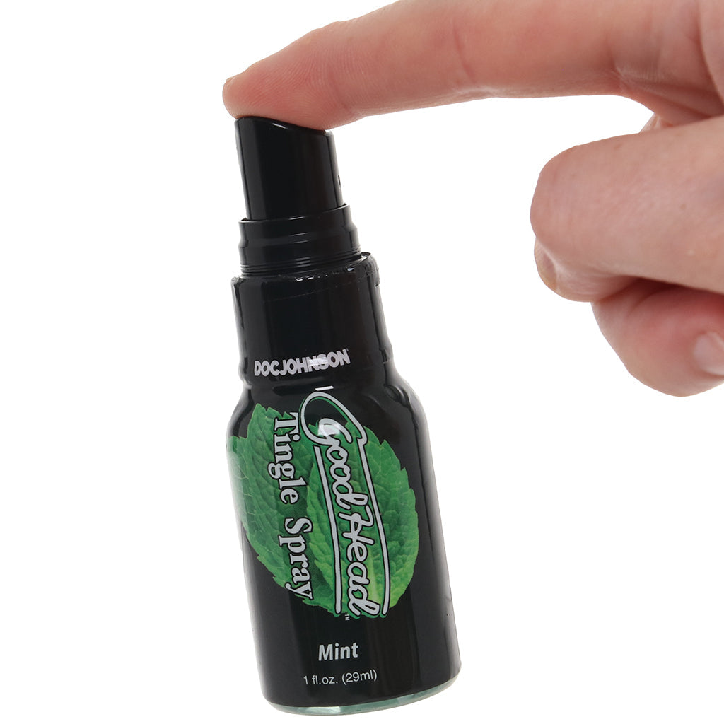 GoodHead Mint Tingle Spray in 1oz/29ml Lubes and Lotions > Flavored Sex Lubes - Tophatter Daily Deals